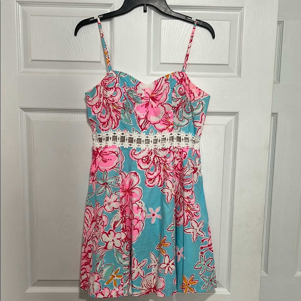 Lilly Pulitzer Women’s size 8 Pink and Blue Dress